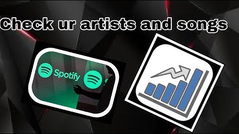 How To Check Ur Spotify Stats (101st video ever)