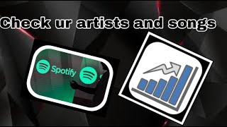 How To Check Ur Spotify Stats (101st video ever)