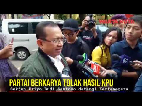 Sekjen Partai Berkarya Tolahk Pengumuman KPU