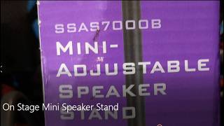 On Stage Mini Speaker Stand SSAS7000B