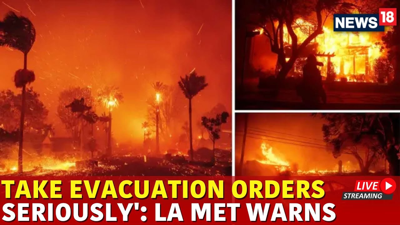 Los Angeles Fire Department Warns Amid Los Angeles Wildfire Evacuation ...