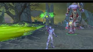 Warlock Wrathsteed mount cinematic/ceremony, class hall  Netherlord title, heroic weapon transmog