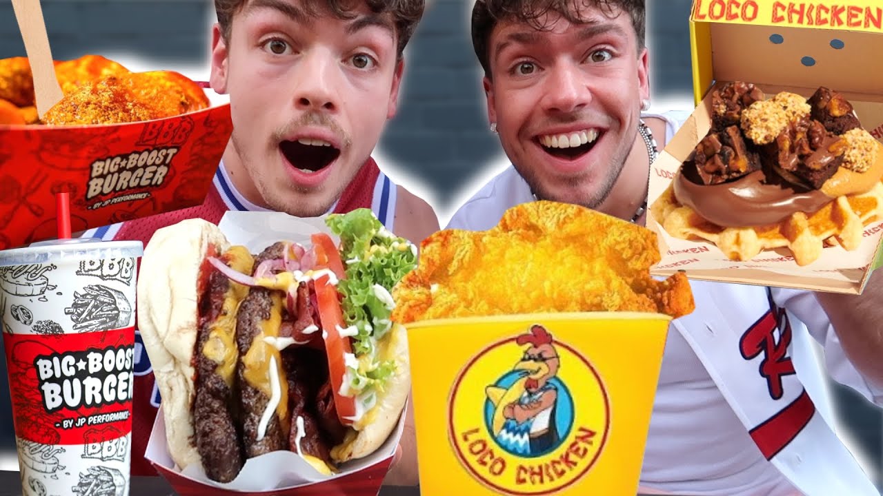 Wir TESTEN 1 Tag FOOD HOTSPOTS die wir schon immer mal PROBIEREN WOLLTEN (mit LOCO🍗 & BIG BOOST 🍔)