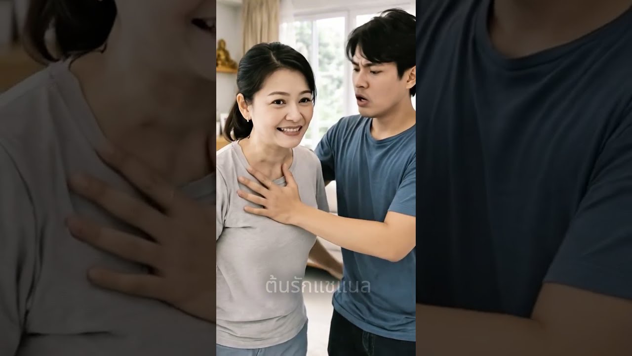 ดึงจนเสื้อขาด ที่จริงเขาช่วยชีวิตไว้#reels #ละครสั้น