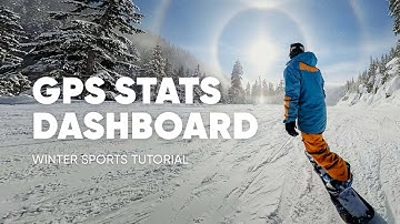 How to Record and Display GPS Stats for Skiing & Snowboarding | Insta360 Tutorial