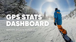 How to Record and Display GPS Stats for Skiing & Snowboarding | Insta360 Tutorial screenshot 3