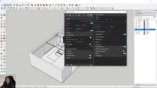 Set up a fast V-Ray preview render for an interior