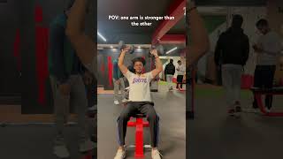 POV: one arm is stronger than the other 🤣#fitness #funnyvideo #gym #gymmotivation #india