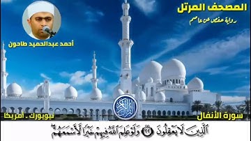 سورة الأنفال (8) المصحف المرتل للشيخ أحمد عبدالحميد طاحون / Sh/Ahmed Tahoun-Surat Al-Anfal