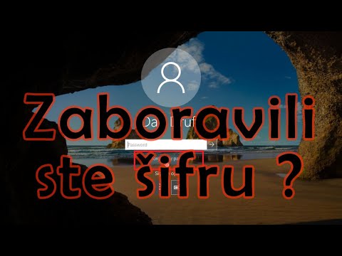 Zaboravili ste lozinku na windows 10 ? Reset šifre windows 10, novi način