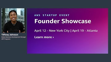 Start-up with AWS Startups: Episode 6 | Founder Showcase | Amazon Web Services
