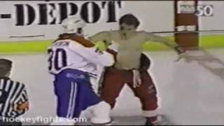 Darren McCarty Vs Turner Stevenson 12/02/95