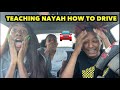 TEACHING THEREALD1.NAYAH HOW TO DRIVE (HORRIBLE IDEA)