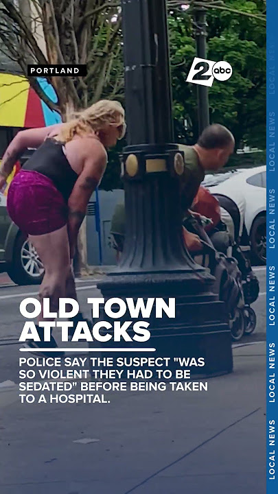 Suspect had to be sedated after attacking people in Portland, police say