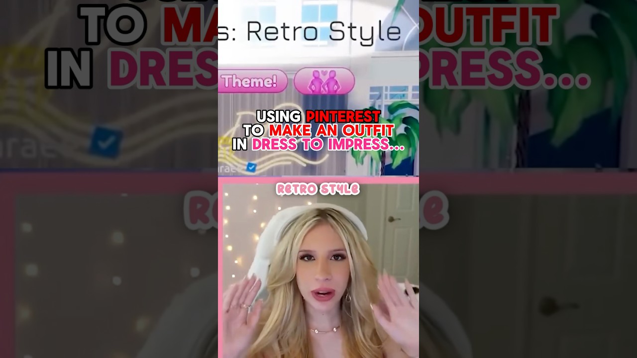 Using “PINTEREST” in DRESS TO IMPRESS on ROBLOX W/@cashblox