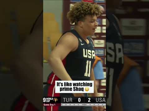 Lofton Jr. is a BEAST!!! Not even Wemby could stop him ‼️😨 #FIBAU19