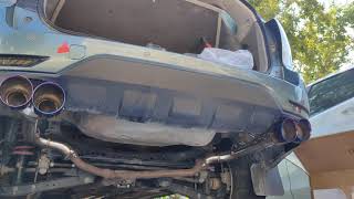 Subaru forester SH 2012 FB20 Exhaust Muffler Delete Axle Back 4 Inch