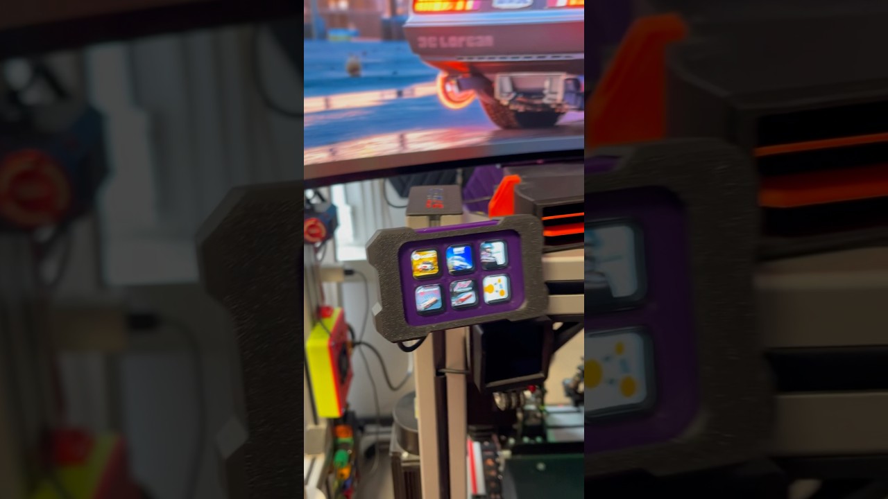 Slimming Down the Stream Deck Mini MK2 - Compact Low Profile Case/Mount for Sim Rig