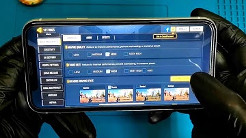 Graphics Settings Call of Duty Mobile iPhone XR New Update