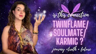 ?TWINFLAME / SOULMATE / KARMIC  What is the Reality of your connection ?Pick a Card - Timeless