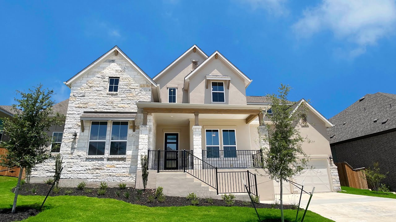 3600+ sq ft Weston plan in Georgetown, TX | Parkside on the River | Coventry Homes