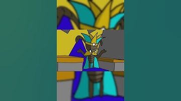 Poi/Cross Animated Fight Scene | #shorts #animation #bugfables #fandub #gaming