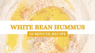10-Minute White Bean Hummus (with Tahini)