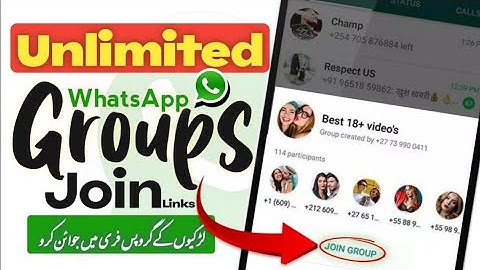 WhatsApp group link join | Unlimited whatsapp group kaise join kare
