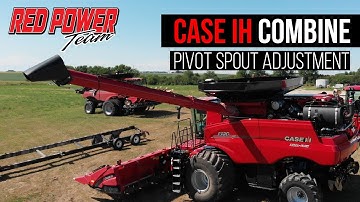 Case IH Combine Pivot Spout Adjustment | Red Power Team Combine Tips