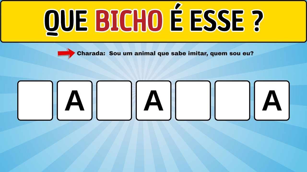 🙄Desafio das Palavras Curtas | Será que você é um gênio?