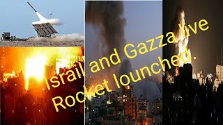 Israel - Palestinian conflict ! Gaza attack! Live Rocket attack.