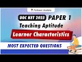 Ugc net 2024  paper 1  teaching aptitude  learner characteristics  professor academy