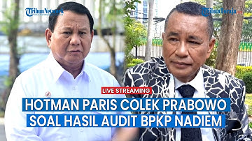 🔴Hotman Paris "Colek" Prabowo soal hasil Audit BPKP Kasus Nadiem Makarim, Jokowi Berpotensi Terjerat