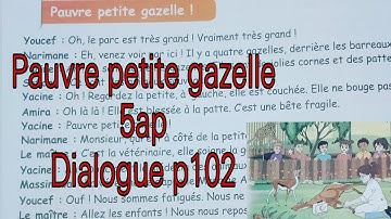 Pauvre petite gazelle 5ap page12 compréhension de l