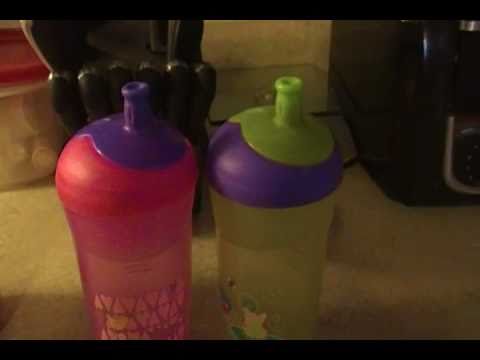 Munchkin and Tommee Tippee Sippy Cup Review and Comparison with Demo 2021 │  Mom Life - CassieTV 