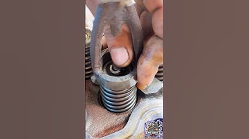 Fastest Way to Fit Head Valve Locks #mechanic #engine #how #shorts #automobile #tricks #repair #fyp