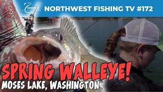 Moses Lake Spring Walleye | Northwest Fishing TV #173
