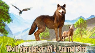Wolf Simulator Wild Animal Sim screenshot 2