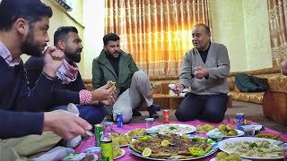 تجربة الاكل الاردني و الاكل الفلسطيني من داخل البيت الاردني و الفلسطيني