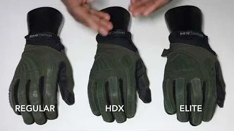 Level 5 Cut Resistant Impact Protection Best Dexterity Guardian Glove by 221B Comparison Video
