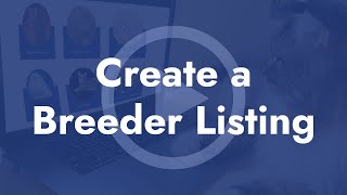 Create a Breeder Listing by TICA Cats 602 views 2 years ago 1 minute, 2 seconds