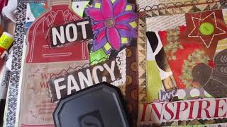 LET's GLueBOOK! FRAME, TRADER JoE'S Bag, Random items, DieCuts/Composition Notebook #gluebook 