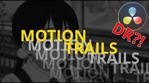 Motion Trail Text Effect | DaVinci Resolve TUTORIAL |