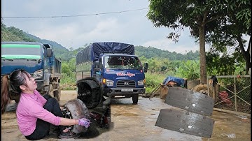 Replacing cracked brake drums and worn brake pads - How did this genius girl overcome the challenge?