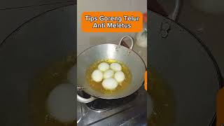 Tips Goreng Telur Anti Meletus #tipsdapur #goreng #gorengtelur #shorts #cooking