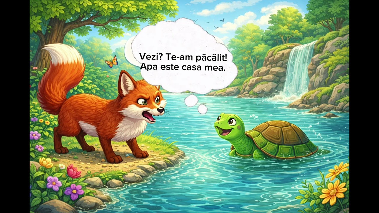 Țestoasa Isteață și Vulpea prea Încrezătoare