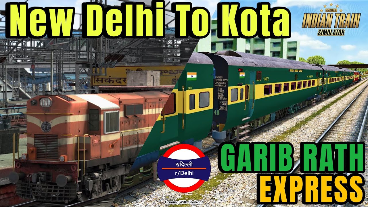 Garib Rath Train 2d Garib Rath Express Adventure: New Delhi to Kota Journey | Indian Train ...