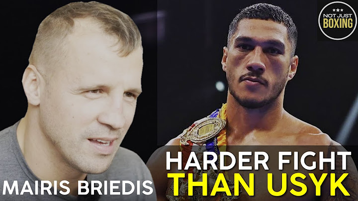 OPETAIA WAS A HARDER FIGHT THAN USYK! Mairis Briedis talks fighting Jai Opetaia and Oleksandr Usyk