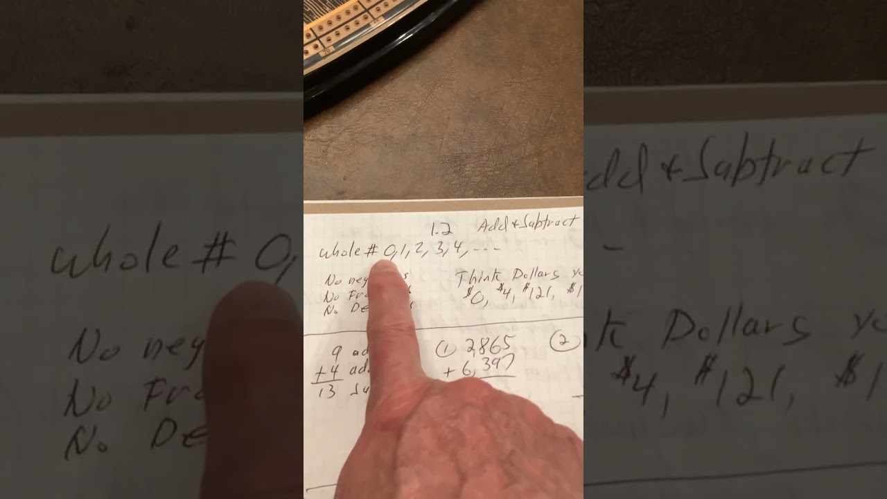 1.1 and 1.2 whole numbers comparing rounding add subtract