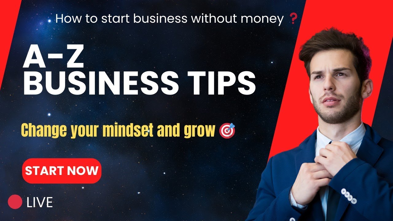 Business Lesson// A - Z business concept// How to start business # ...